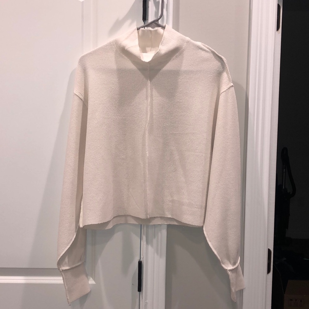 Urban outfitters cream mock neck sweater
